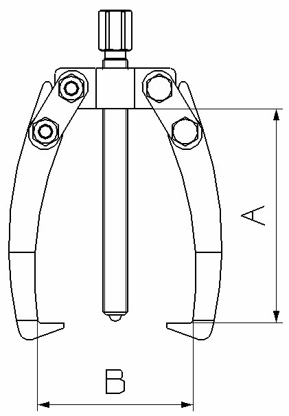 EXTRACTOR FORZA SERIE 2840 BRICO DE 2 PATAS