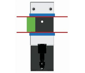 MORDAZA DE BOCA RECTA GUIADA