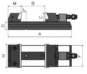 MORDAZA FORZA 30/125 REFORZADA