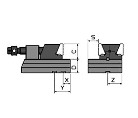 MORDAZA PARTIDA FORZA PARA GRANDES PIEZAS