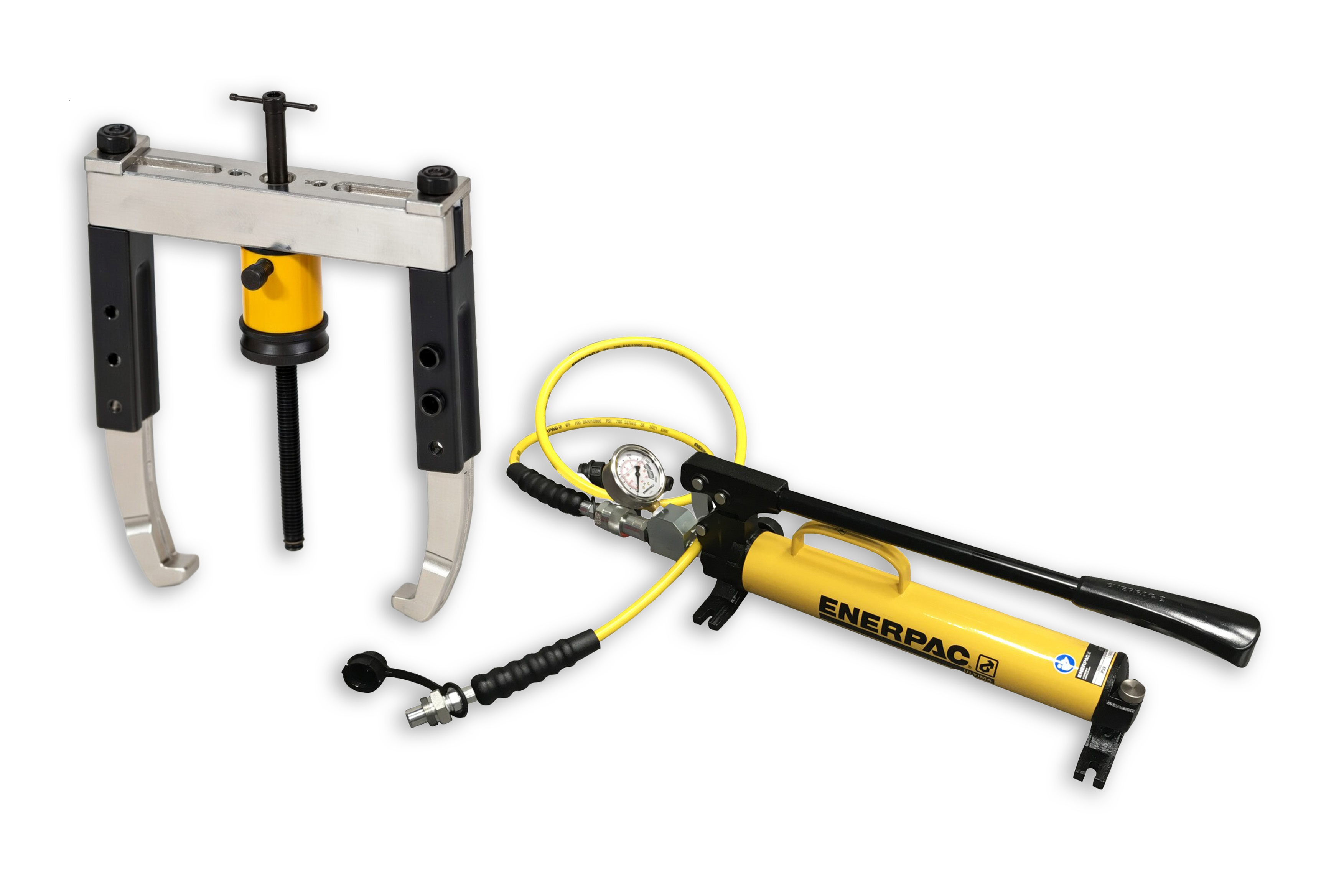 CONJUNTO EXTRACTOR HIDRÁULICO DE ALARGADERAS Y PATAS COMPLETO FORZA SERIE 3000H DE DOS PATAS
