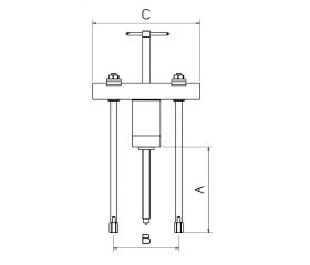 CONJUNTO EXTRACTOR HIDRÁULICO DE ALARGADRAS Y PATAS COMPLETO FORZA SERIE 3100H