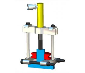 CONJUNTO EXTRACTOR HIDRÁULICO DE CILINDRO MACIZO COMPLETO FORZA SERIE 3100HF DE ALARGADERAS