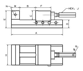 MORDAZA FORZA PARA RECTIFICADORA DE ALTA PRECISIÓN