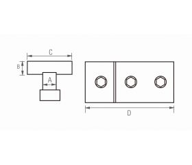 JUEGO DE MORDAZA PLANA FORZA SERIE 36