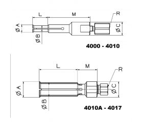 EXTRACTOR DE PINZA INTERIOR FORZA SERIE 4000