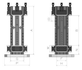 TORRE FORZA DE MORDAZAS SIMPLES