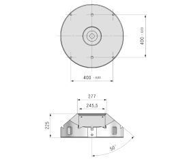 PIRÁMIDE PARA MONTAR 4 PUNTOS CERO