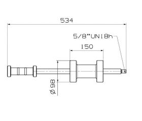 EXTRACTOR BARRA DE IMPACTO FORZA SERIE 4396