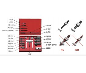 JUEGO DE EXTRACTORES INTERIORES FORZA SERIE 43