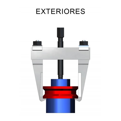 EXTRACTOR FORZA SERIE 1000HX DE 2 PATAS CON HUSILLO HEXAGONAL