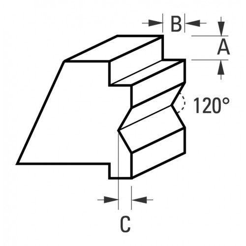 BOCAS PRISMÁTICAS CON ESCALÓN