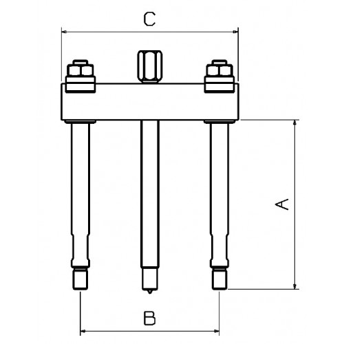 EXTRACTOR FORZA SERIE 1100S DE 2 ALARGADERAS