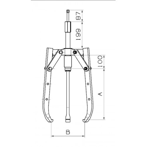 EXTRACTOR HIDRÁULICO FORZA CON HUSILLO COMPACTO SERIE 1315TH