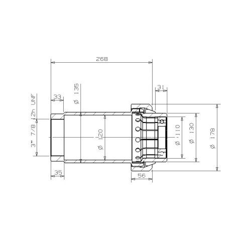 EXTRACTOR HIDRÁULICO PARA RODAMIENTOS PARTE MECÁNICA FORZA 1700-6H0