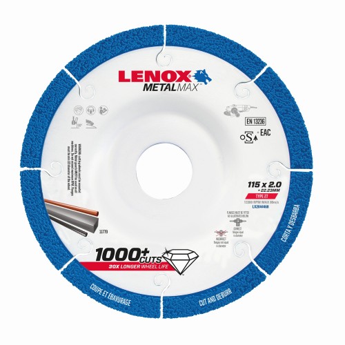 DISCOS DIAMANTE DE CORTE LENOX METALMAX