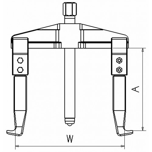EXTRACTOR FORZA SERIE 2400 DE 2 PATAS