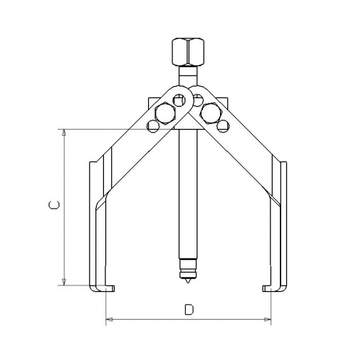 EXTRACTOR FORZA SERIE 2640 DE TIJERA