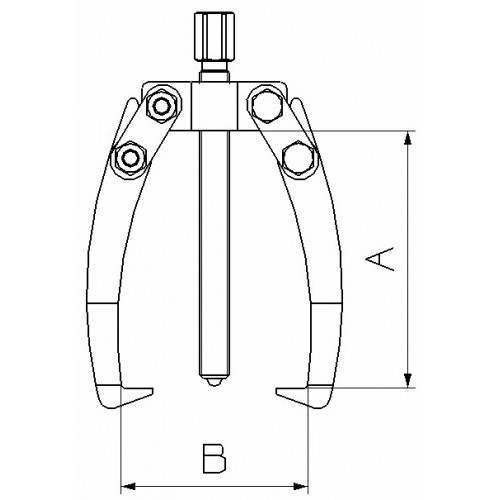 EXTRACTOR FORZA SERIE 2840 BRICO DE 2 PATAS