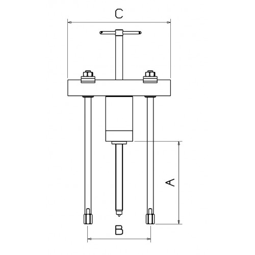 CONJUNTO EXTRACTOR HIDRÁULICO DE ALARGADRAS Y PATAS COMPLETO FORZA SERIE 3100H