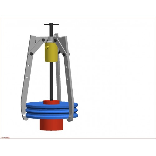 CONJUNTO EXTRACTOR HIDRÁULICO DE PATAS OSCILANTES COMPLETO FORZA SERIE 3300TH