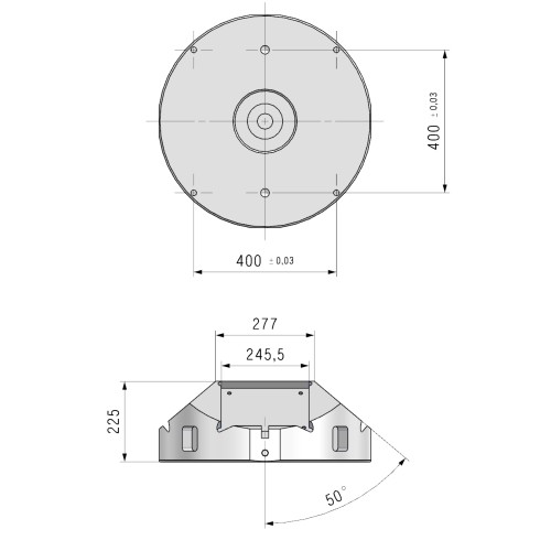 PIRÁMIDE PARA MONTAR 4 PUNTOS CERO