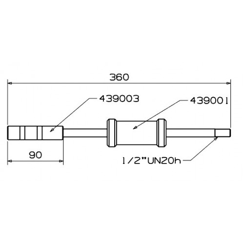 EXTRACTOR BARRA DE IMPACTO FORZA SERIE 4390