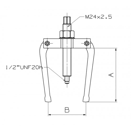 PUENTE EXTRACTOR MECÁNICO INTERIOR FORZA SERIE 4500