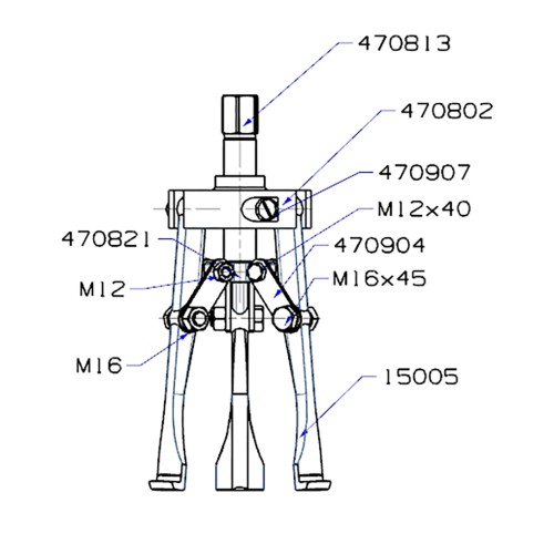 EXTRACTOR INTERIORES FORZA SERIE 4708