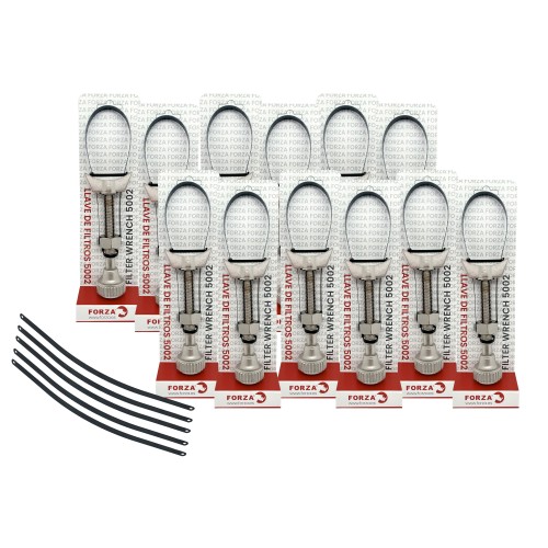 PACK DE 12 EXTRACTORES FORZA DE FILTROS DE ACEITE DE FLEJE