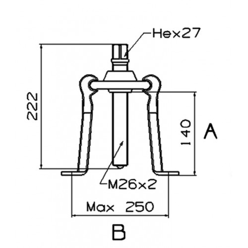 EXTRACTOR DE CUBOS DE RUEDAS