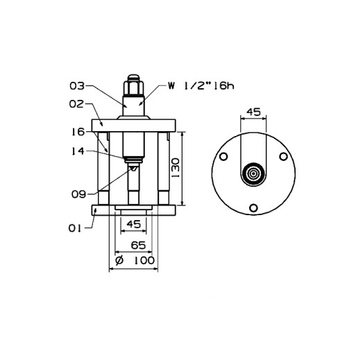EXTRACTOR MECÁNICO DE RÓTULAS FORZA PARA CAMIONES