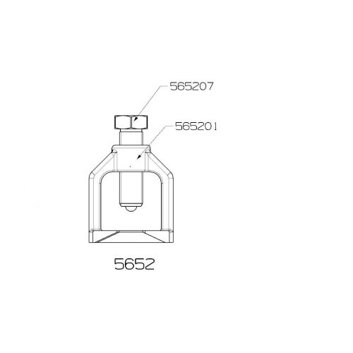 EXTRACTOR DE RÓTULA FORZA TIPO PUENTE