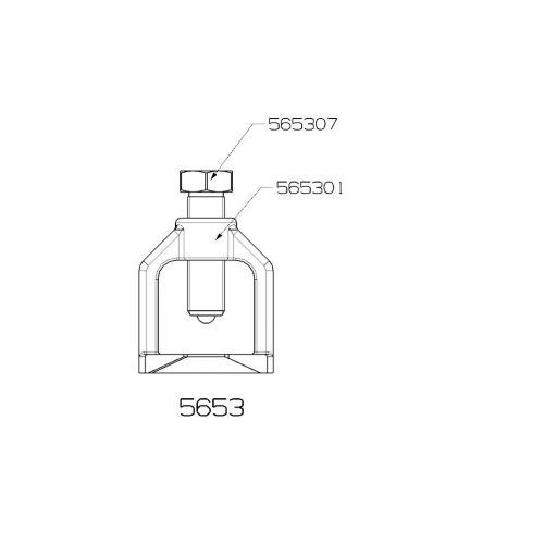 EXTRACTOR DE RÓTULA FORZA TIPO PUENTE