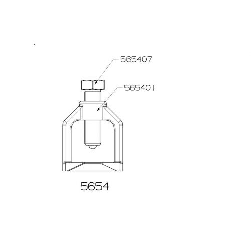 EXTRACTOR DE RÓTULA FORZA TIPO PUENTE