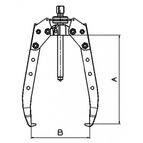 EXTRACTOR FORZA SERIE 7300AT AUTOCENTRANTE