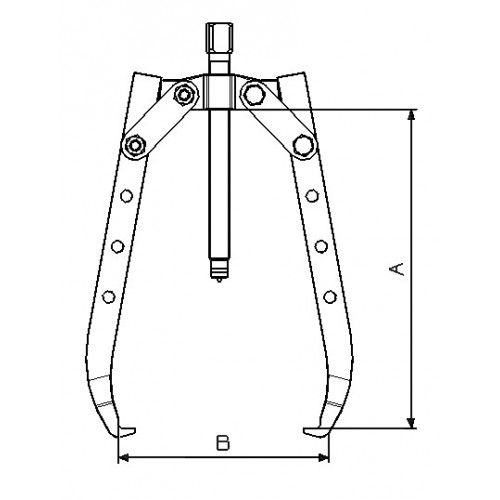 EXTRACTOR FORZA SERIE 7300L MECÁNICO DE 2 PATAS LARGAS
