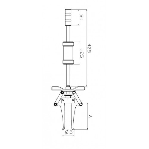 EXTRACTOR AJUSTABLE FORZA DE INTERIORES Y EXTERIORES CON BARRA DE IMPACTO