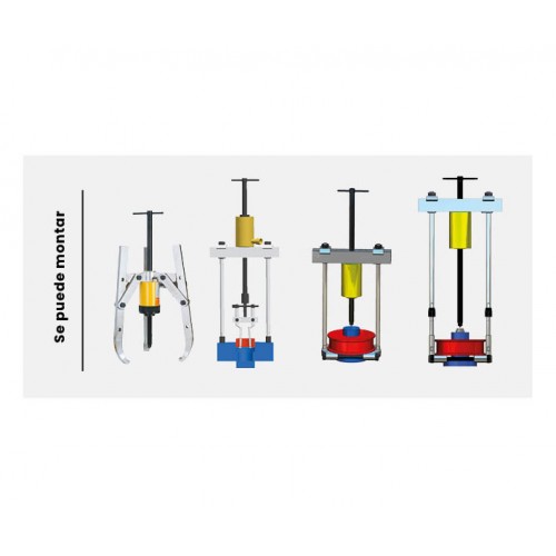 CONJUNTO EXTRACTOR HIDRÁULICO COMPLETO FORZA SERIE CP