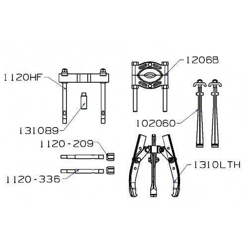 CONJUNTO HIDRÁULICO PARTE MECÁNICA SERIE C1008