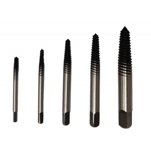 JUEGO FRANKLIN DE 5 EXTRACTORES DE TORNILLOS ROSCA IZQ