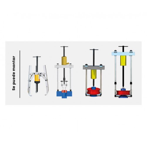 CONJUNTO EXTRACTOR HIDRÁULICO COMPLETO FORZA SERIE XP