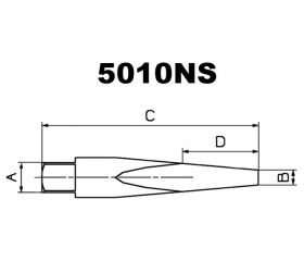 JUEGO EXTRACTORES TORNILLOS ROTOS FORZA DE MACHOS DE PERFIL CUADRADO SERIE 5010NS