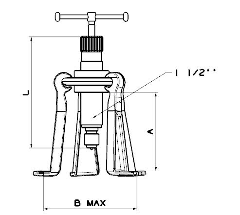 EXTRACTOR HIDRÁULICO DE BUJES FORZA