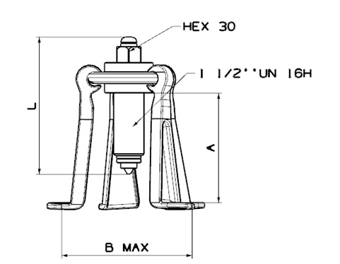 EXTRACTOR MECÁNICO DE BUJES FORZA