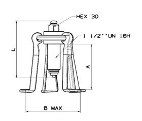EXTRACTOR MECÁNICO DE BUJES FORZA