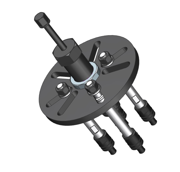 JUEGO UNIVERSAL FORZA HIDRÁULICO PARA EXTRAER BUJES