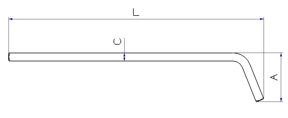 LLAVE CUADRADA FORZA PARA TAPONES DE ACEITE