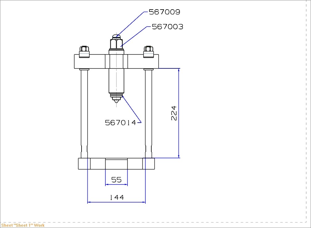 PUENTE PARA EXTRACTOR FORZA DE SILENT-BLOCK O BULONES