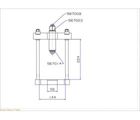 PUENTE PARA EXTRACTOR FORZA DE SILENT-BLOCK O BULONES